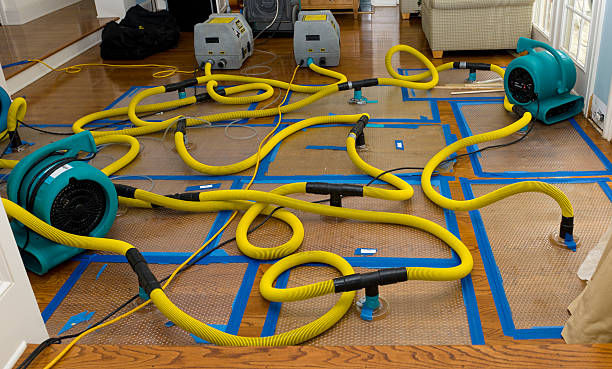 Professional Storm Water Damage Restoration technician working in Horicon, WI
